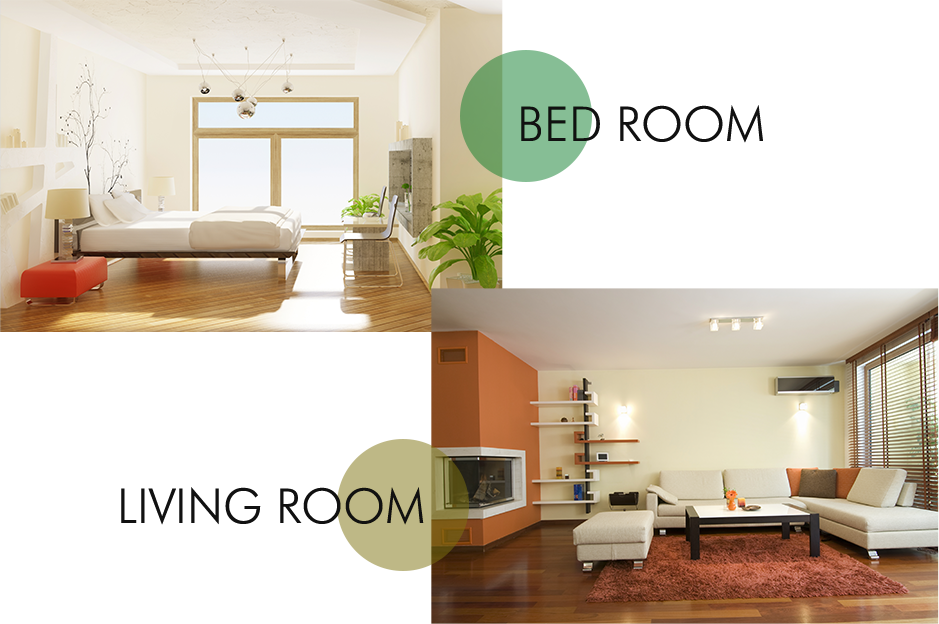 BED ROOM・LIVING ROOM
